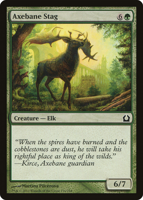 Axebane Stag (RTR-116) - common - Foil
