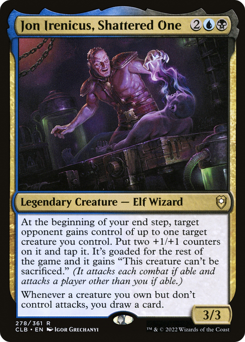 Jon Irenicus, Shattered One (CLB-278) - rare - Foil