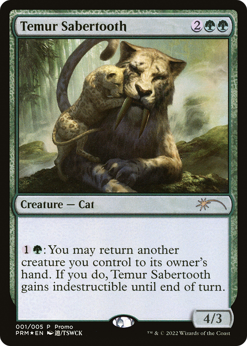 Temur Sabertooth (UMP-001) - rare - Foil