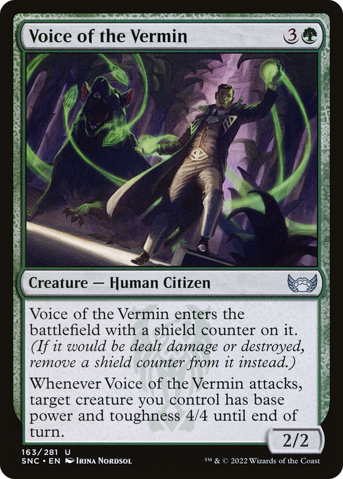 Voice of the Vermin (SNC-163) - uncommon - Foil
