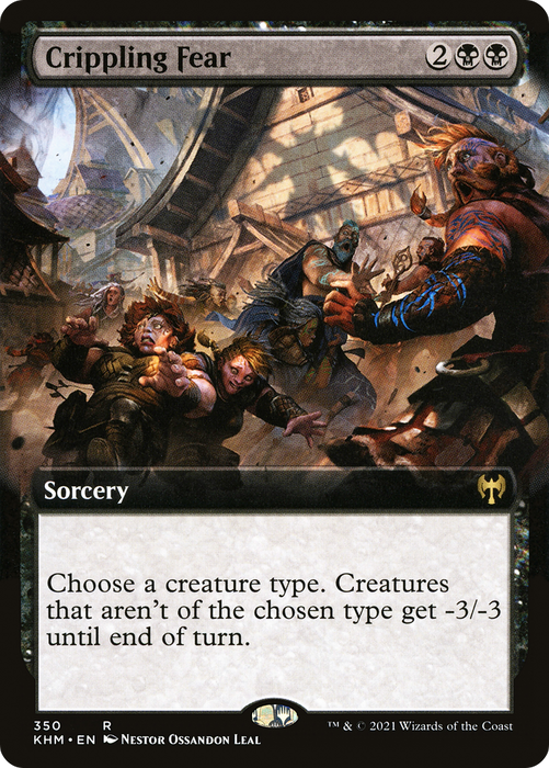Crippling Fear (KHM-350) - rare: (Extended Art)
