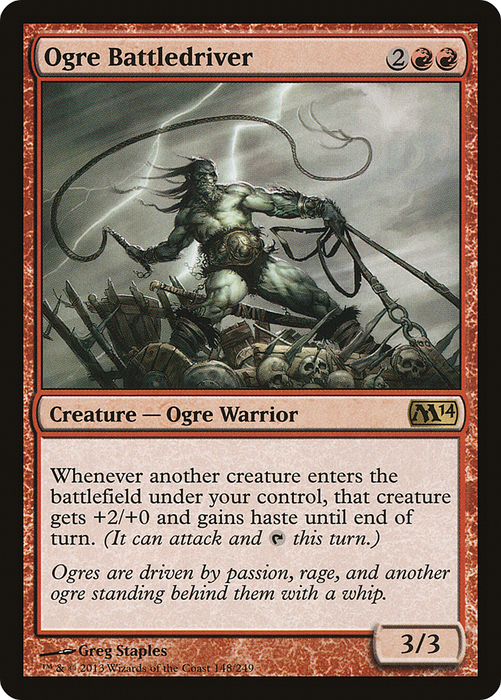 Ogre Battledriver (M14-148) - rare - Foil
