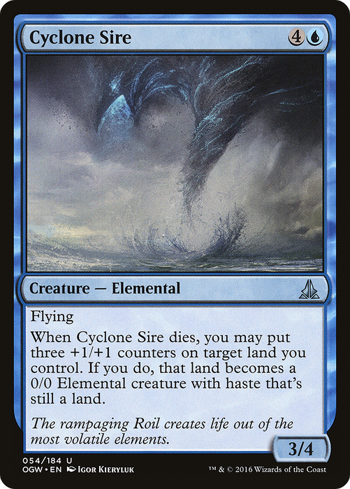 Cyclone Sire (OGW-054) - uncommon - Foil