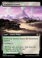 Scattered Groves (WHO-1103) - rare: (Extended Art) - Foil