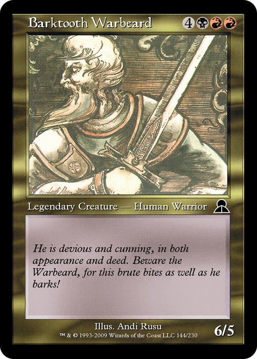 Barktooth Warbeard (ME3-144) - common - Foil