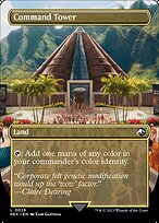Command Tower // Command Tower (REX-026) - common (Borderless) - Foil