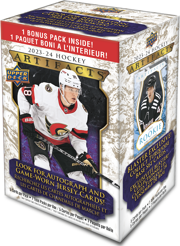 2023-24 Hockey - Upper Deck Artifacts - Blaster - Retail (anglais)