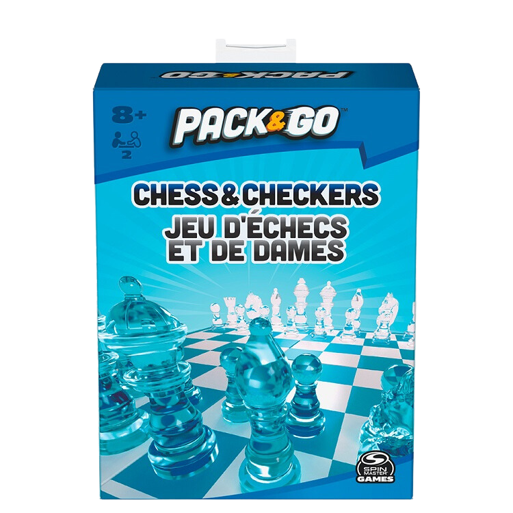 Échecs & Dames: Format de Voyage (multilingue)