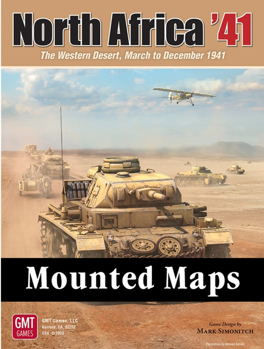 North Africa ' 41: Mounted Map (English)