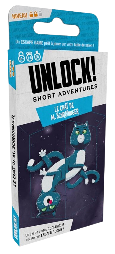 Unlock!: Short Adventure #8 - Le Chat de M. Schrödinger (français) - USAGÉ