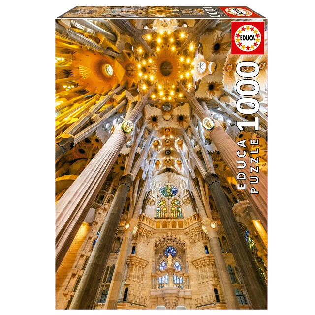 Intérieur Sagrada Familia (1000 pièces)