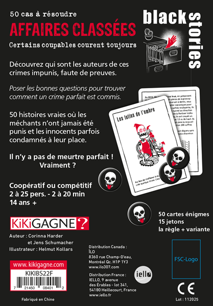 Black Stories: Affaires Classées (français)