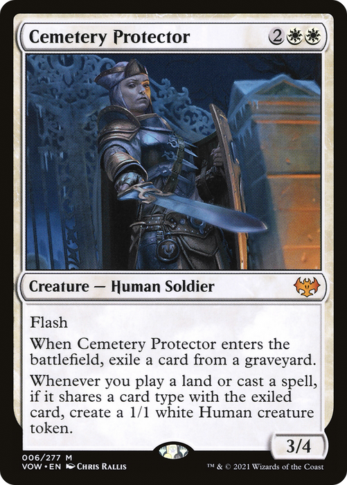 Cemetery Protector (VOW-006) - mythic