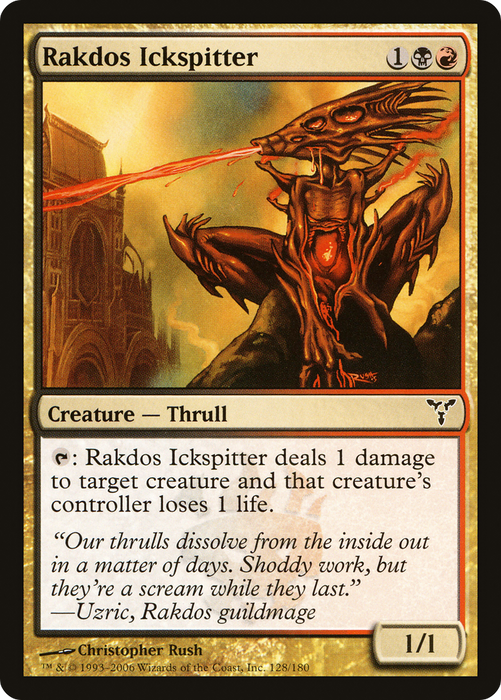 Rakdos Ickspitter (DIS-128) - common - Foil
