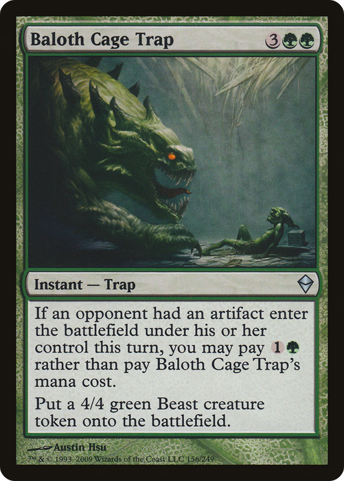 Baloth Cage Trap (ZEN-156) - uncommon - Foil