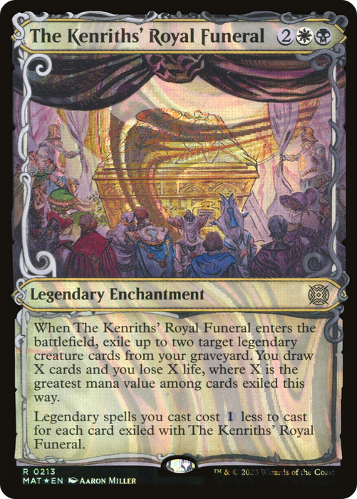 The Kenriths' Royal Funeral (MAT-213) - rare: (Showcase) - Foil