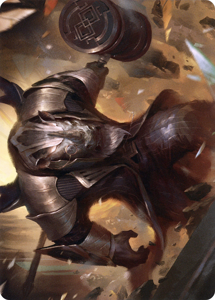 Perrie, the Pulverizer // Perrie, the Pulverizer (ASNC-043) - common (Borderless) - Foil