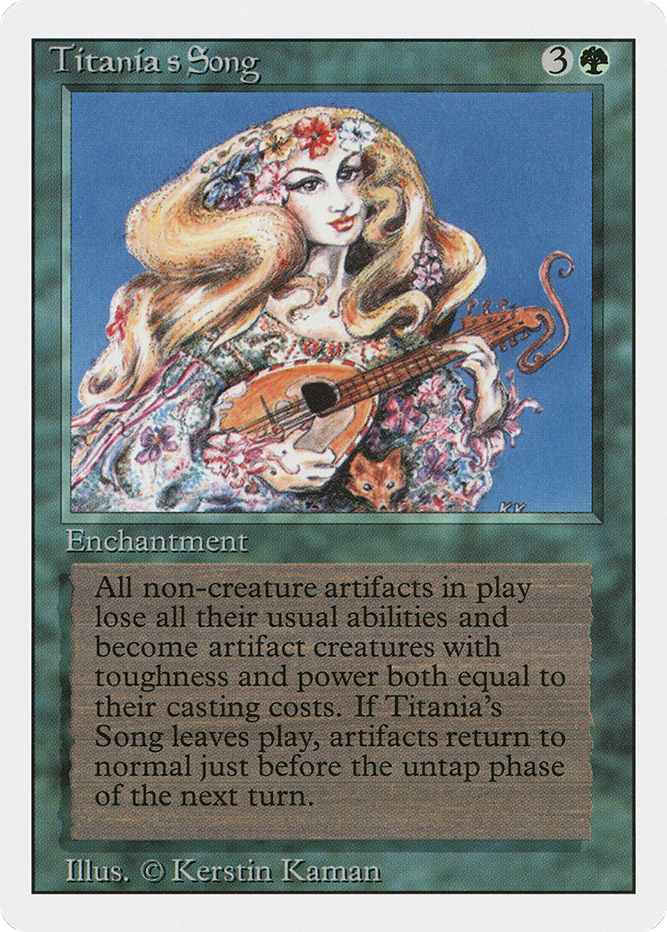 Titania's Song (3ED-220) - rare