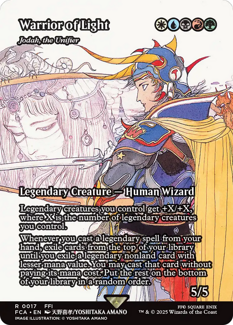 Warrior of Light - Jodah, the Unifier (Showcase) (FCA-017) - rare