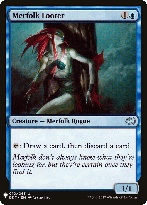 Merfolk Looter (LIST-DDT-10) - uncommon