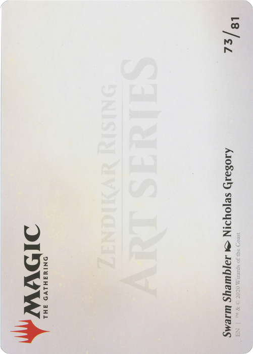 Swarm Shambler // Swarm Shambler (AZNR-073) - common (Borderless) - Foil