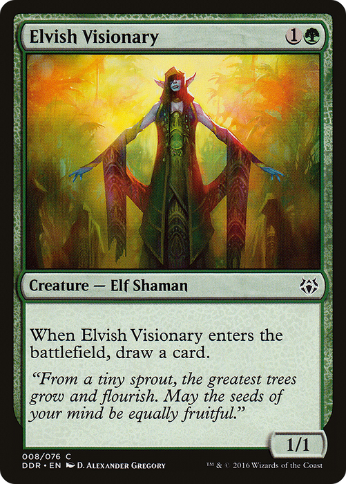 Elvish Visionary (DDR-008) - common