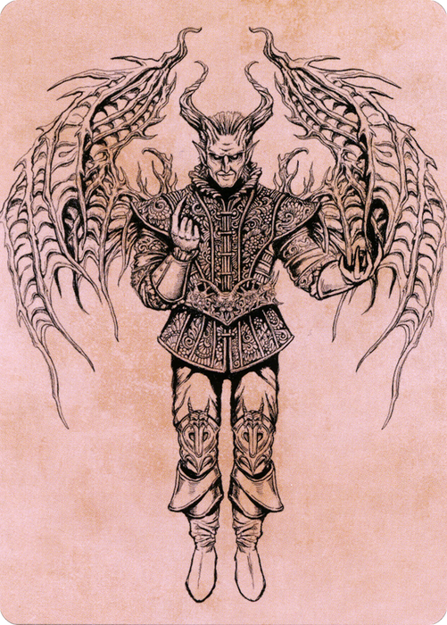 Raphael, Fiendish Savior // Raphael, Fiendish Savior (ACLB-075) - common (Borderless) - Foil