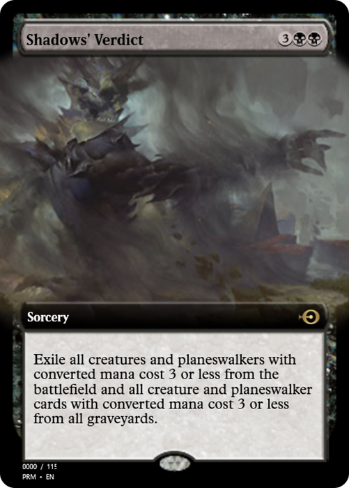 Shadows' Verdict (PRM-83800) - rare - Foil
