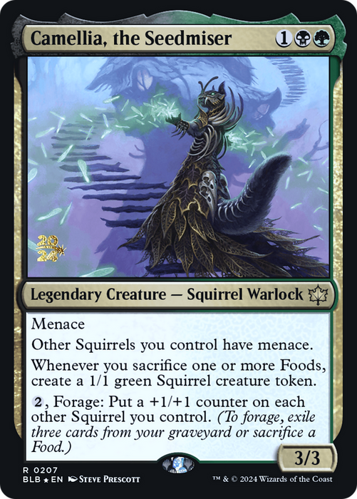 Camellia, the Seedmiser (PRE-207S) - rare - Foil