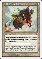 Riding Red Hare (PTK-018) - common
