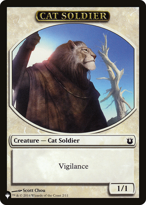 Cat Soldier (PLST-TBNG-2) - common