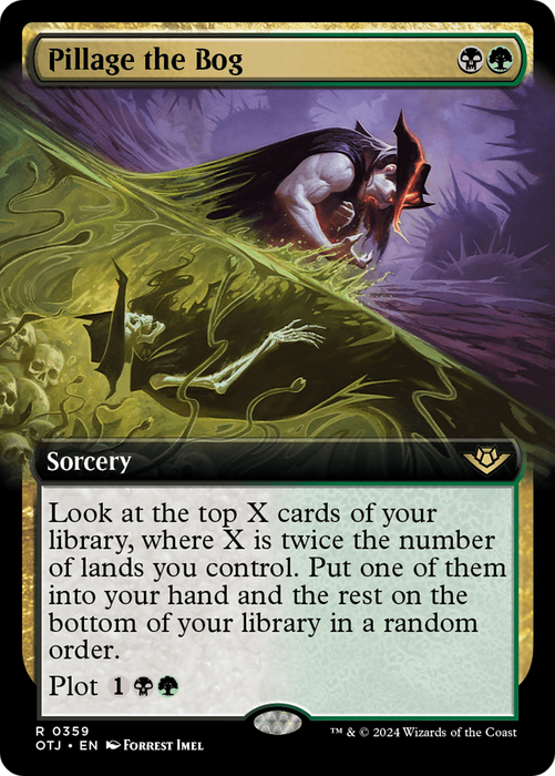 Pillage the Bog (OTJ-359) - rare: (Extended Art)
