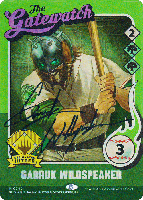 Garruk Wildspeaker // Garruk Wildspeaker (SLD-749) - mythic: (Full Art) (Borderless) - Foil
