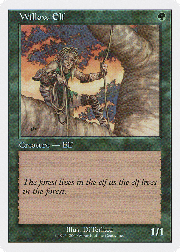 Willow Elf (S00-045) - common