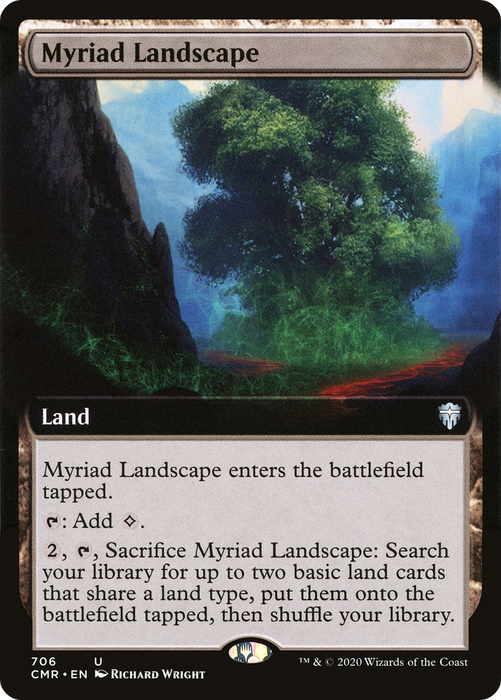Myriad Landscape (CMR-706) - uncommon: (Extended Art) - Foil