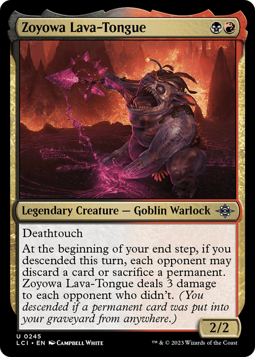 Zoyowa Lava-Tongue (LCI-245) - uncommon - Foil