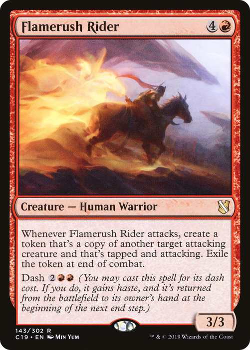 Flamerush Rider (C19-143) - rare