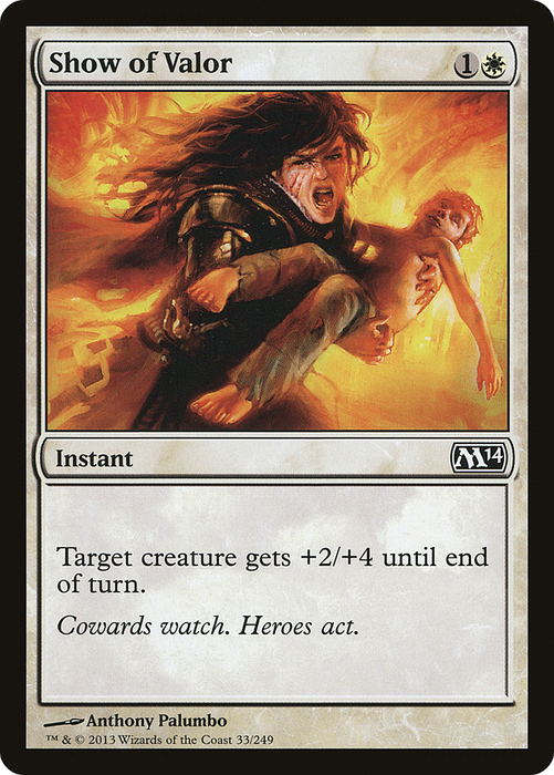 Show of Valor (M14-033) - common