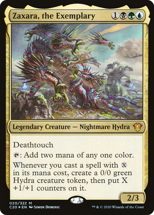 Zaxara, the Exemplary (C20-020) - mythic