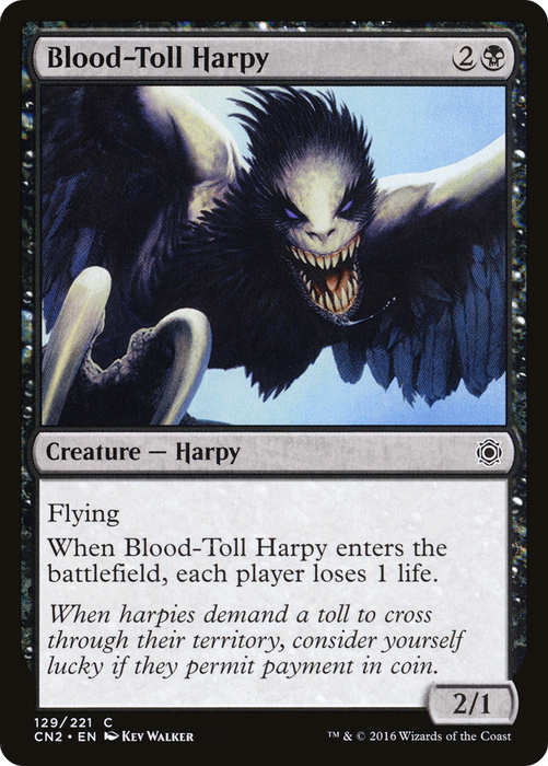 Blood-Toll Harpy (CN2-129) - common