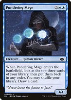 Pondering Mage (MH1-063) - common - Foil