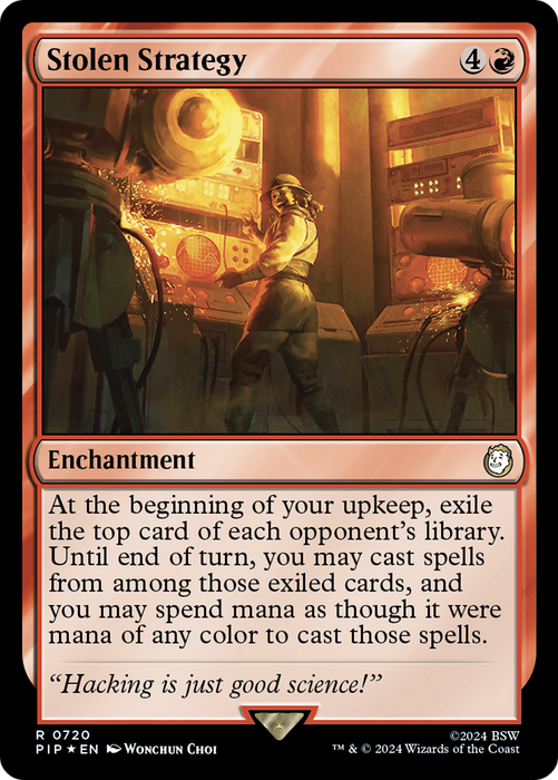 Stolen Strategy (PIP-720) - rare - Foil