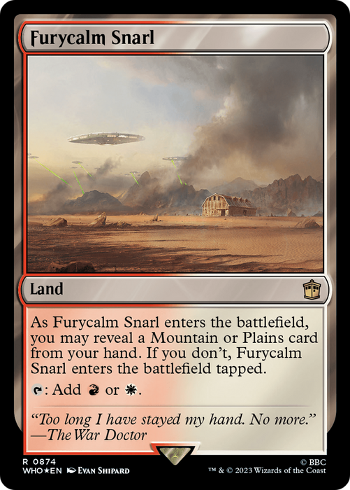 Furycalm Snarl (WHO-874) - rare - Foil