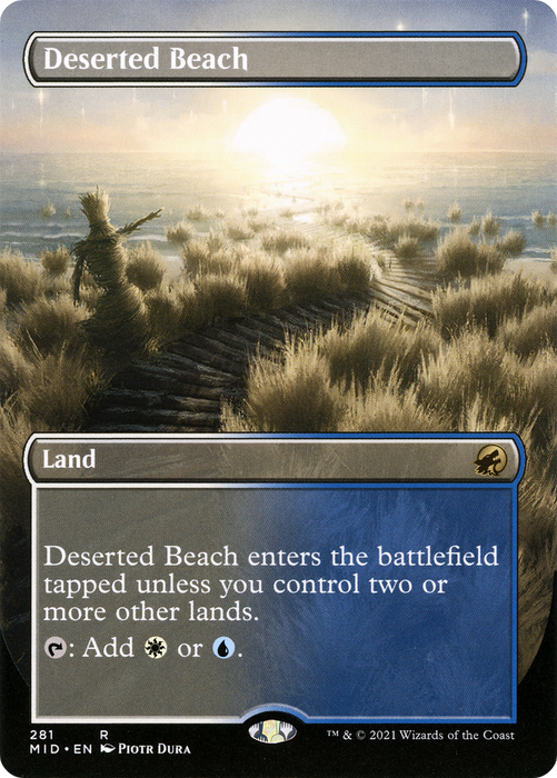 Deserted Beach (MID-281) - rare (Borderless) - Foil