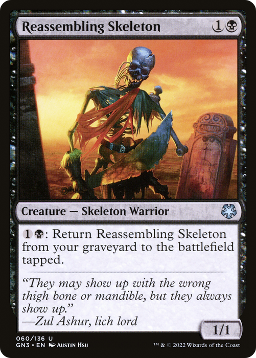 Reassembling Skeleton (GN3-060) - uncommon