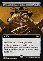 Cursecloth Wrappings (DFT-383) - rare: (Extended Art) - Foil