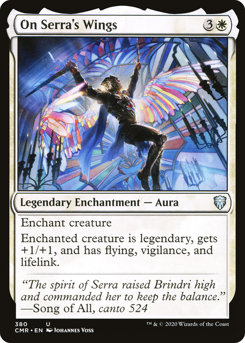 On Serra's Wings (CMR-380) - uncommon