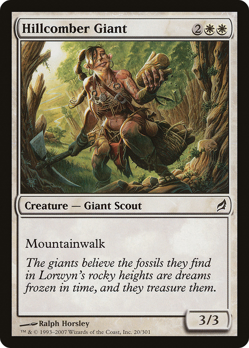 Hillcomber Giant (LRW-020) - common - Foil