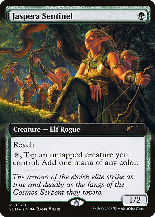 Jaspera Sentinel (SLD-770) - rare: (Extended Art) - Foil