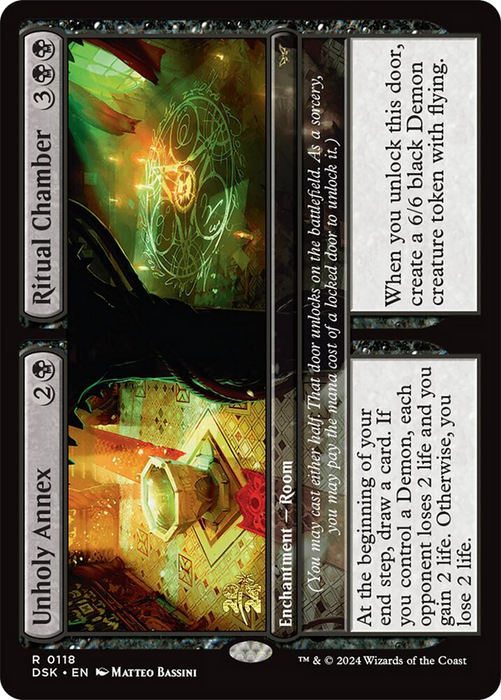 Unholy Annex // Ritual Chamber (PRE-118S) - rare - Foil